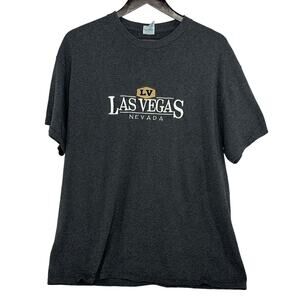 Las Vegas Nevada Embroidered Souvenir T-Shirt Adult XL